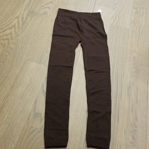 NWT E&K Brown leggings